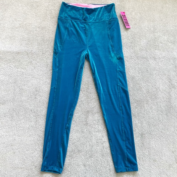 LILLY PULITZER NWT Weekender High-Rise Leggings Teal Bay Size Large UPF50 - Picture 2 of 9